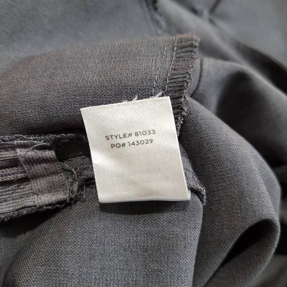 Lulus grey straight leg trousers lightweight office minimalist neutral business - Picture 12 of 13